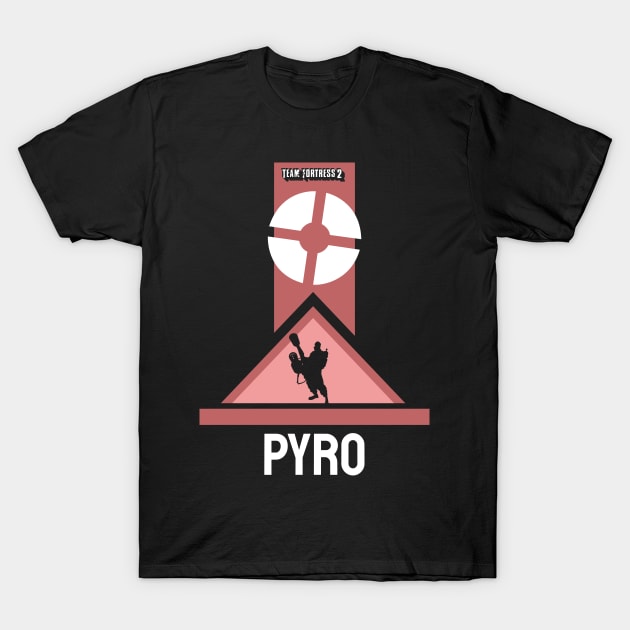 Pyro Team Fortress 2 T-Shirt by mrcatguys